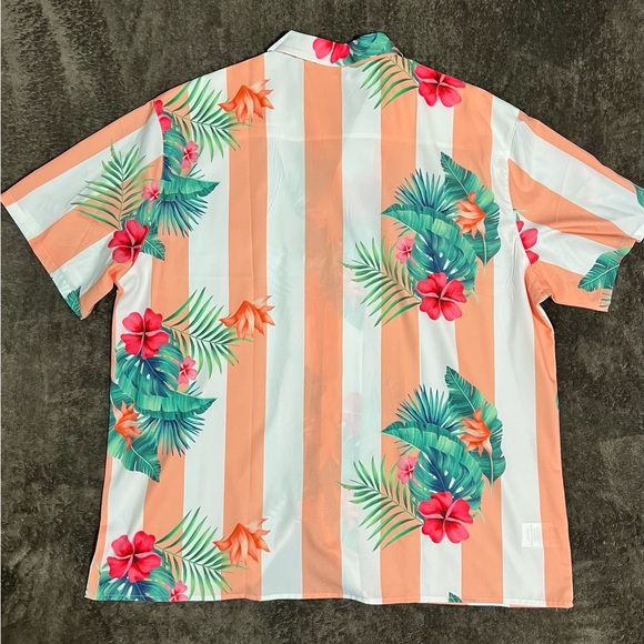 Fashion Nova Mens stripe floral shirt - Picture 2 of 4